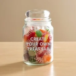 Create Your Own Glass Treat Jar .product-info-decoration { display: inline-flex; justify-content: space-between; align-items: center; border-radius: 0.4rem; background-color: #E8E8E8; padding: 0.2rem 0.4rem; font-size: 1.4rem; line-height: 1.6rem; font-weight: var(--font-weight-semibold); letter-spacing: 0.042rem; text-transform: uppercase; --decoration-icon-url: ''; /* will be dynamically set */}.product-info-decoration.badge-icon::before { content: ''; width: 2rem; height: 2rem; background: var(--decoration-icon-url) no-repeat; background-size: 100% 100%; display: block; margin-right: 0.4rem;} Laser Engraved