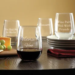 Create Your Own Stemless Wine Glass