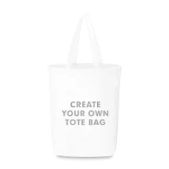 Create Your Own White Tote Bag