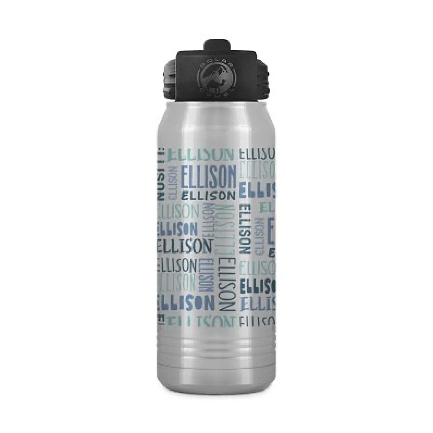 Criss-Cross Fun Stainless Steel Water Bottle