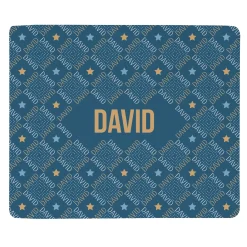 Crisscross Name Plush Blanket