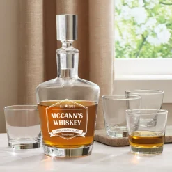 Custom Blend 5 Piece Decanter Set