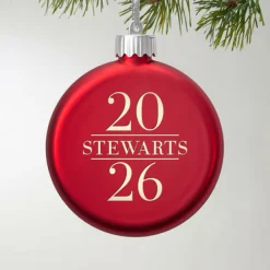 Custom Light-Up Glass Ornament