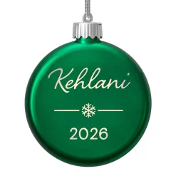 Custom Light-Up Glass Ornament
