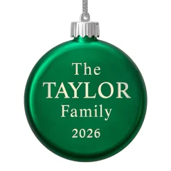 Custom Light-Up Glass Ornament