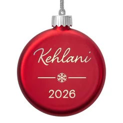 Custom Light-Up Glass Ornament