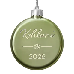 Custom Light-Up Glass Ornament