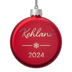 Custom Light-Up Glass Ornament