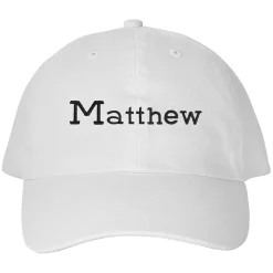 Custom Name Embroidered Hat