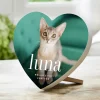 Custom Pet Photo Wood Heart