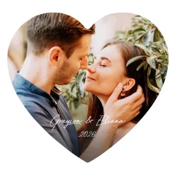 Custom Photo Wood Heart Wall Sign