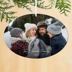 Custom Photo Wood Ornament