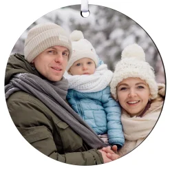 Custom Photo Wood Ornament