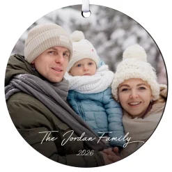 Custom Photo Wood Ornament