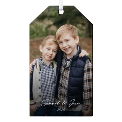Custom Photo Wood Ornament