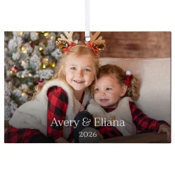 Custom Photo Wood Ornament