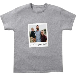 Custom Polaroid Photo T-Shirt