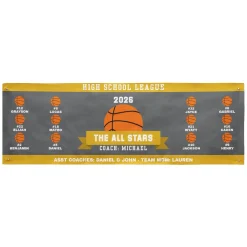 Custom Sport Team Banner