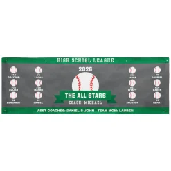 Custom Sport Team Banner