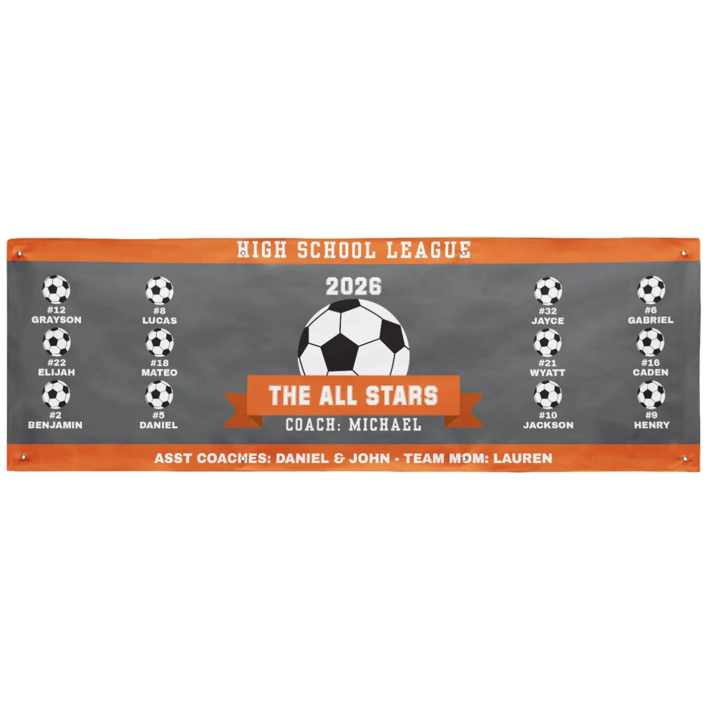 Custom Sport Team Banner
