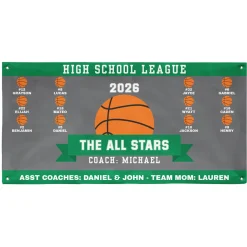 Custom Sport Team Banner