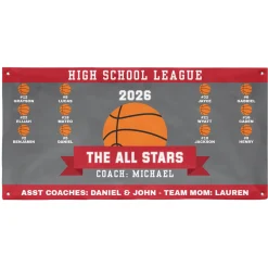 Custom Sport Team Banner