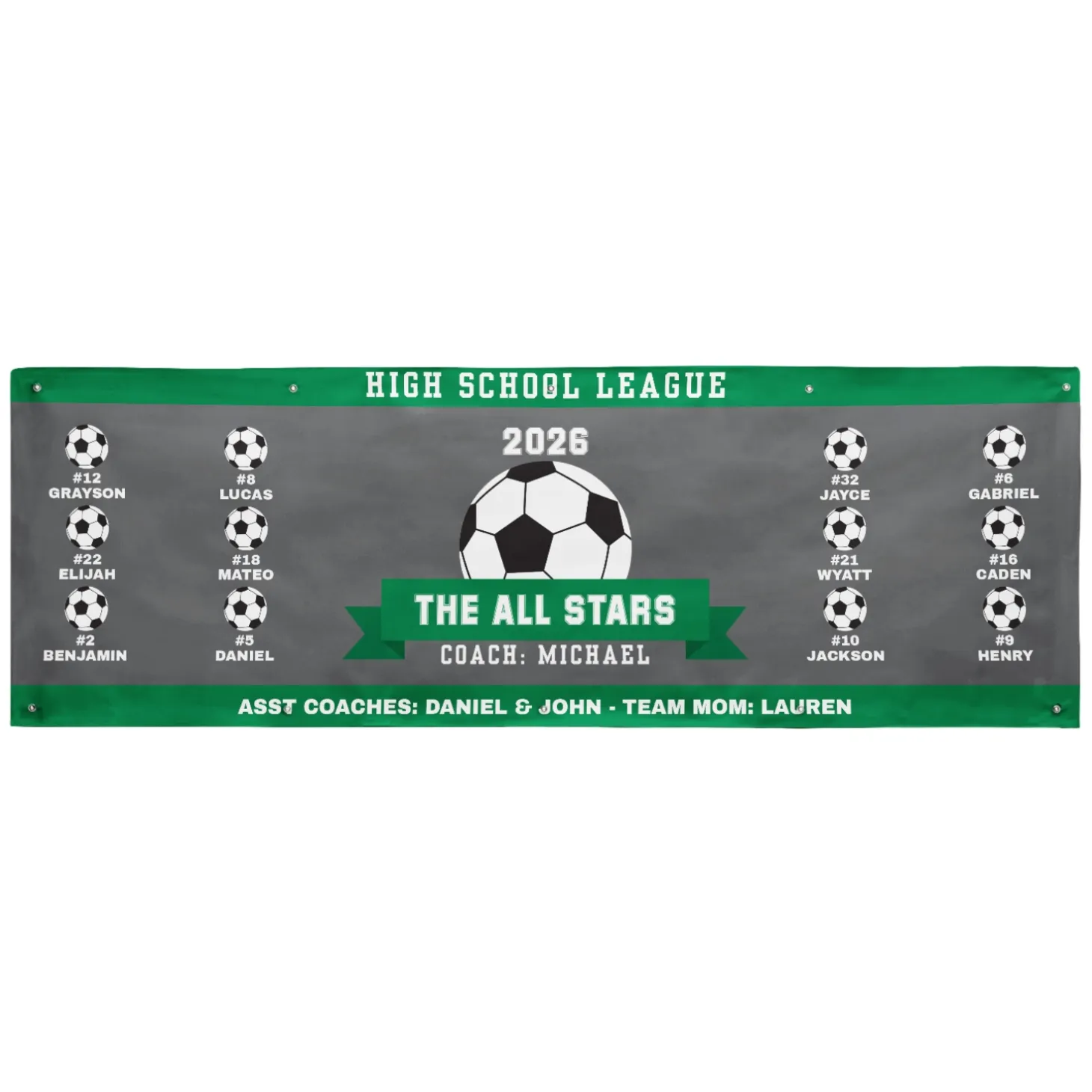 Custom Sport Team Banner