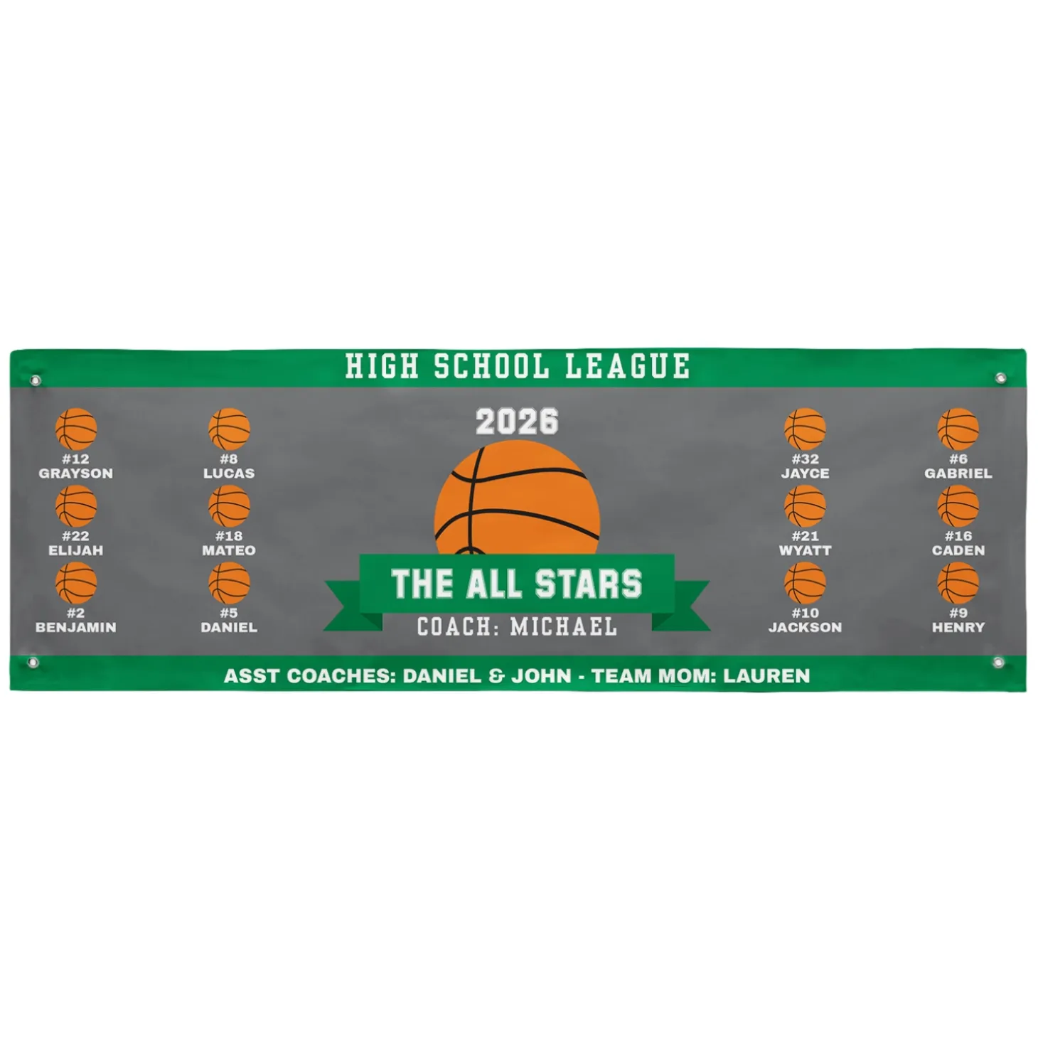 Custom Sport Team Banner