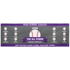 Custom Sport Team Banner