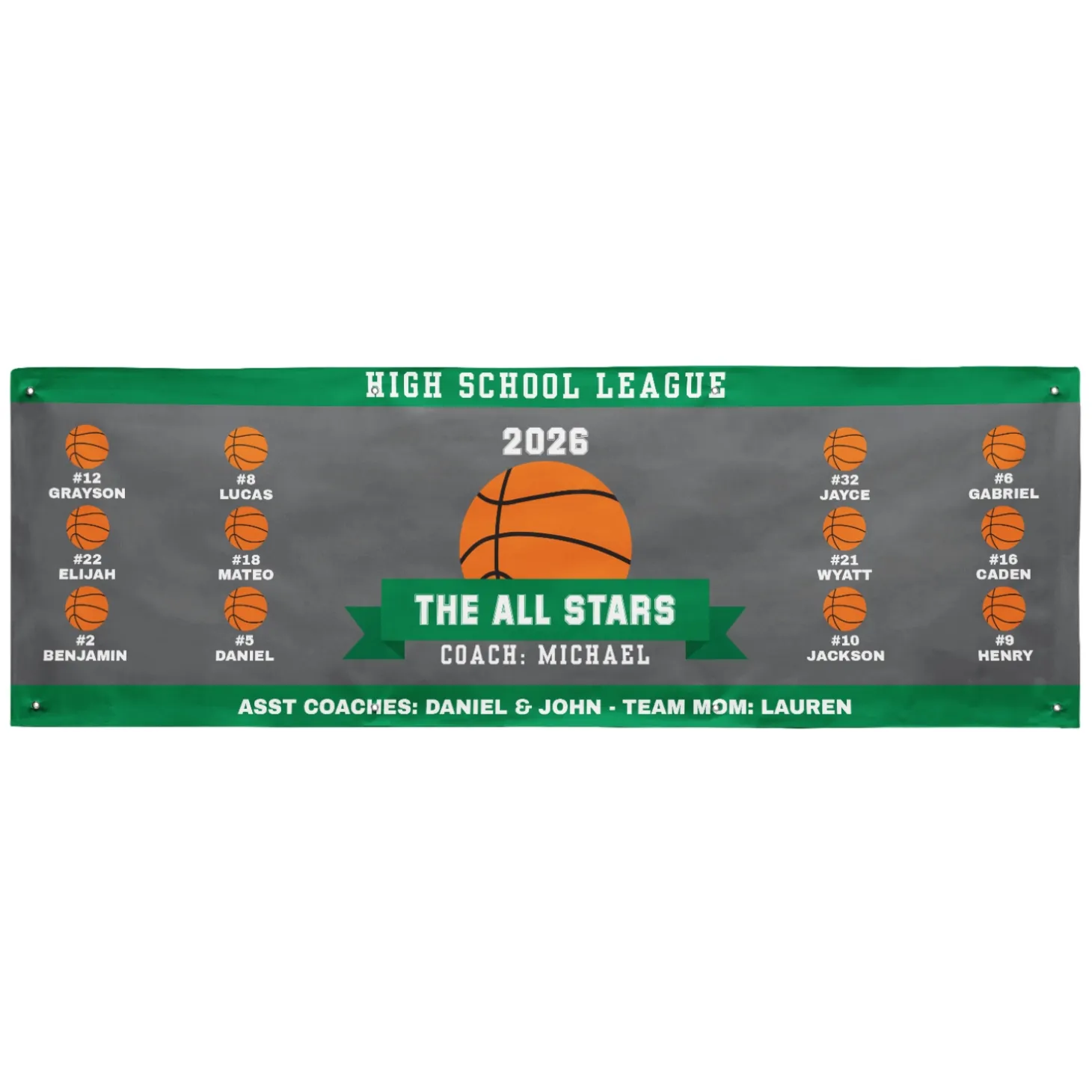 Custom Sport Team Banner