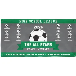 Custom Sport Team Banner