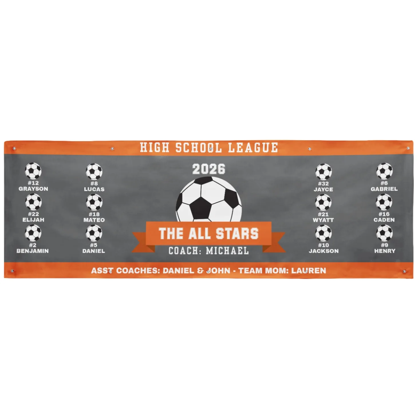 Custom Sport Team Banner