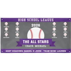 Custom Sport Team Banner