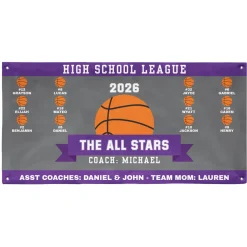 Custom Sport Team Banner