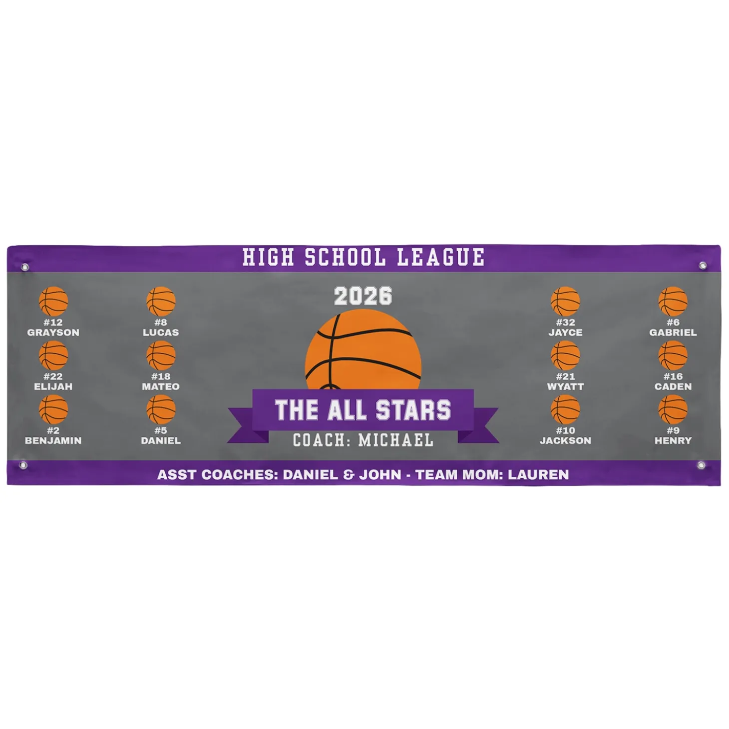 Custom Sport Team Banner