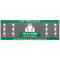 Custom Sport Team Banner
