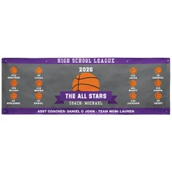 Custom Sport Team Banner