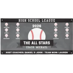 Custom Sport Team Banner