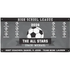 Custom Sport Team Banner