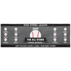 Custom Sport Team Banner