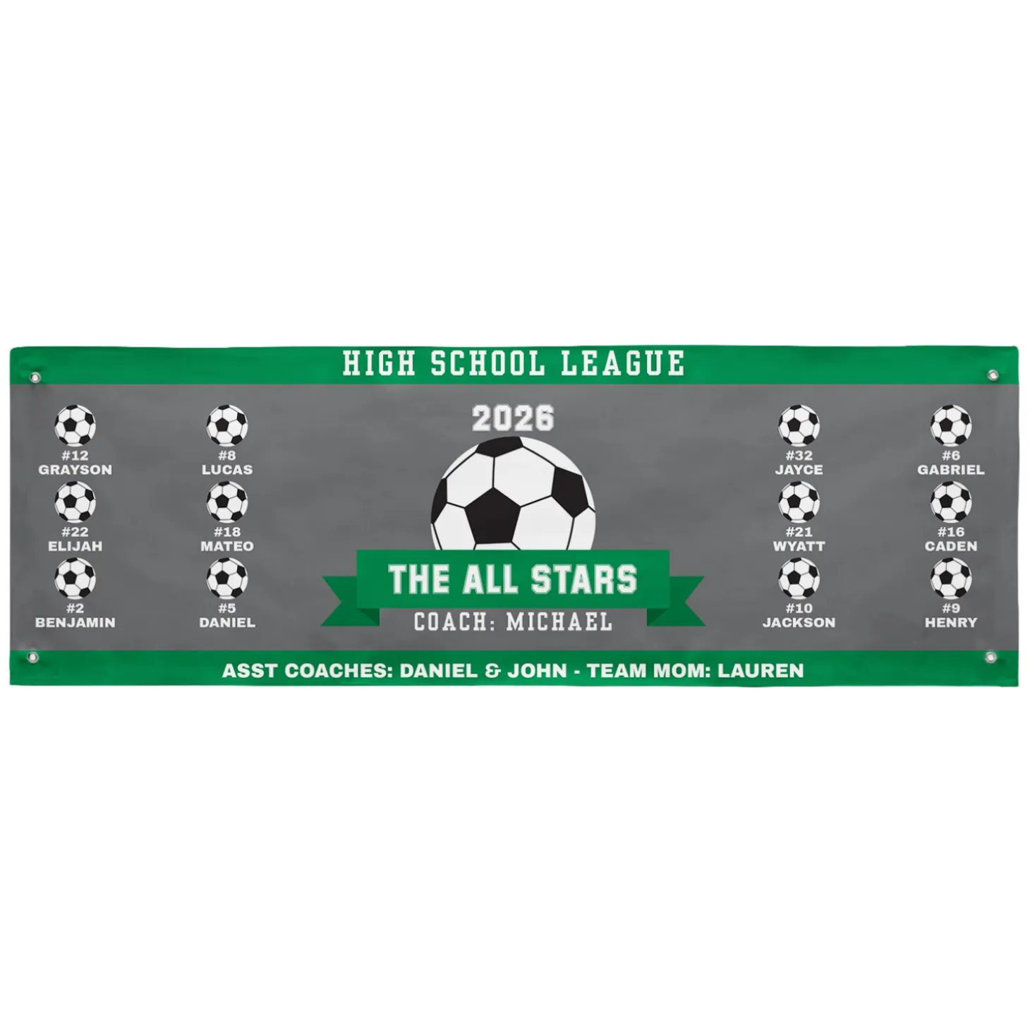 Custom Sport Team Banner