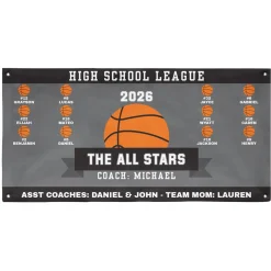 Custom Sport Team Banner