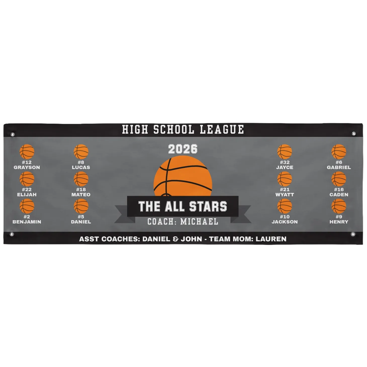Custom Sport Team Banner