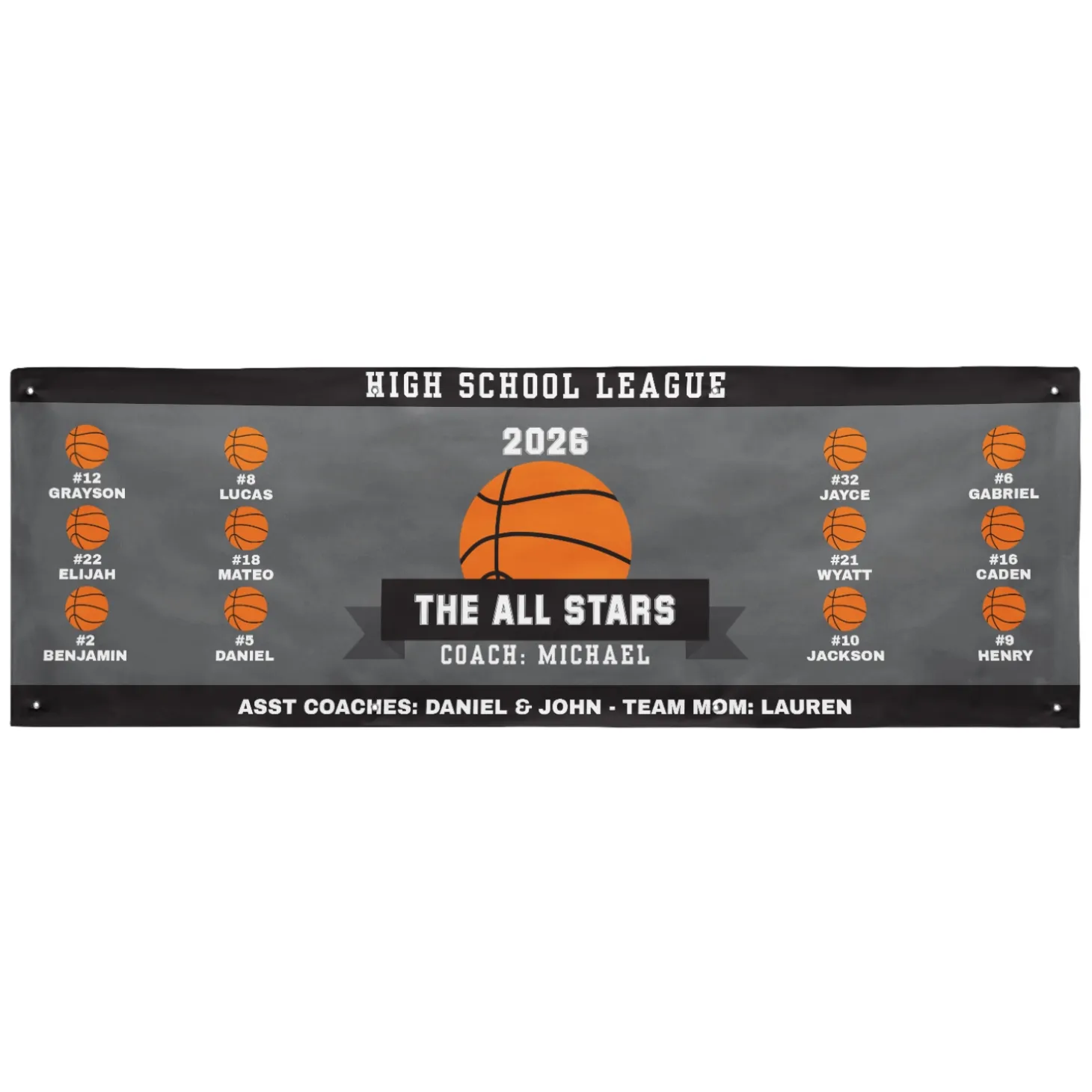 Custom Sport Team Banner