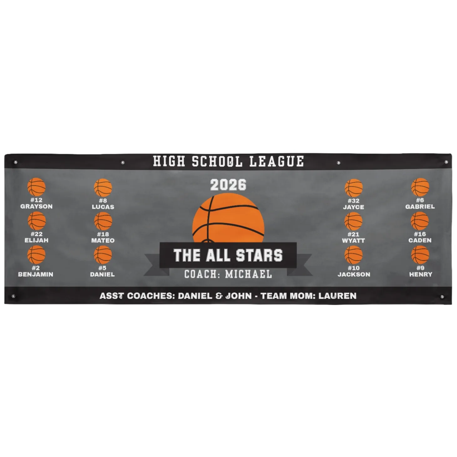 Custom Sport Team Banner