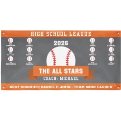 Custom Sport Team Banner