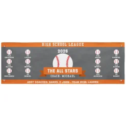 Custom Sport Team Banner
