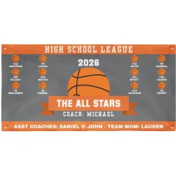 Custom Sport Team Banner