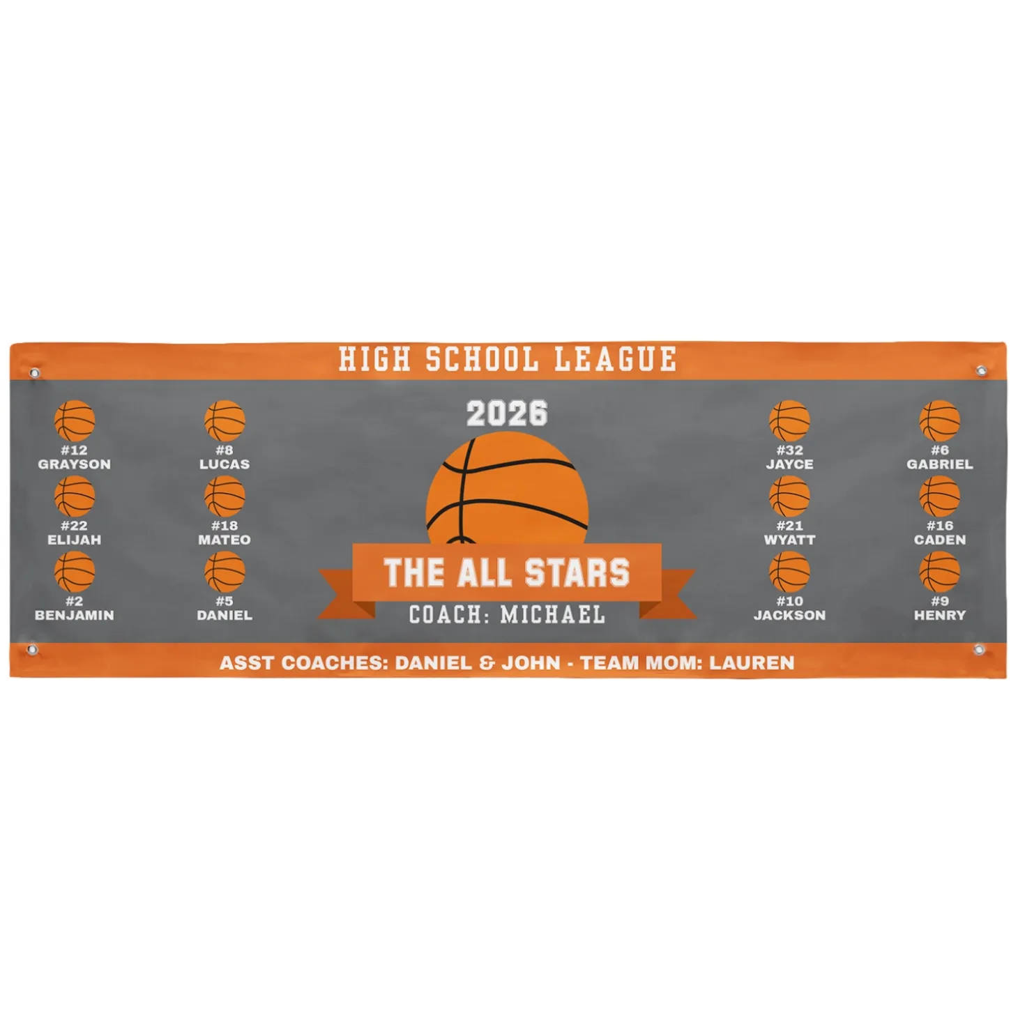 Custom Sport Team Banner