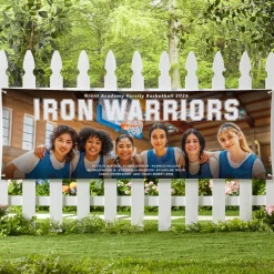 Custom Sport Team Photo Banner